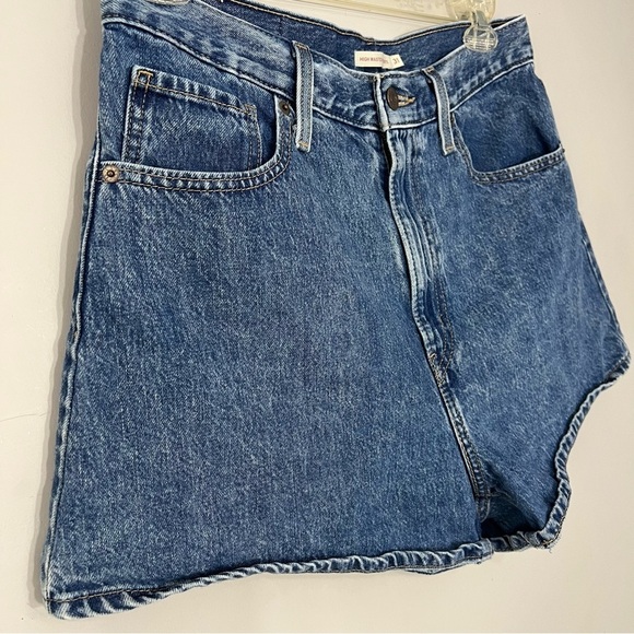 Levi's Premium High Loose Denim Shorts sz 31 Relaxed Fit Americana Summer Beach - Picture 13 of 16